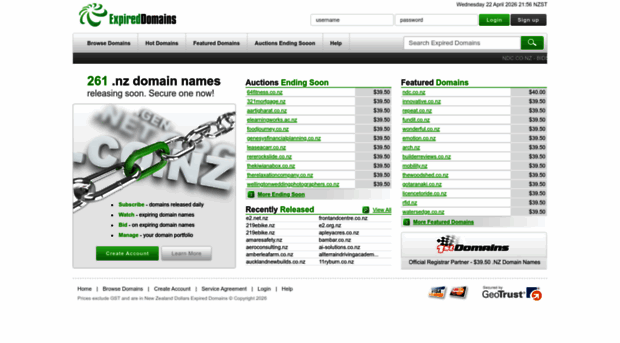 expireddomains.co.nz