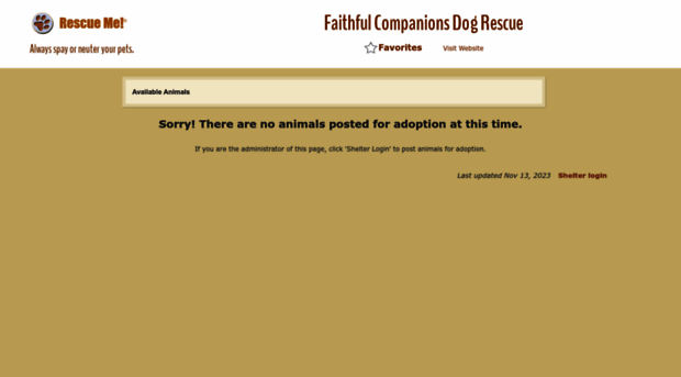 faithfulcompanionsdogrescue.rescueme.org