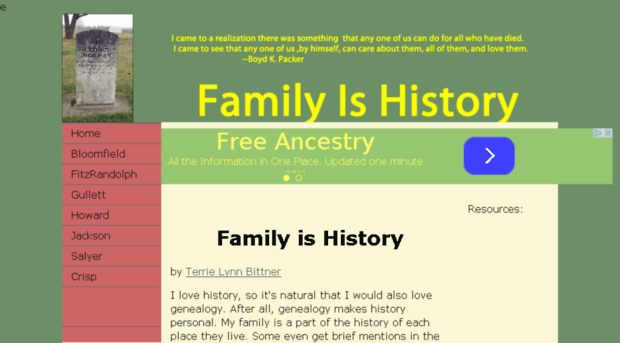 familyishistory.com