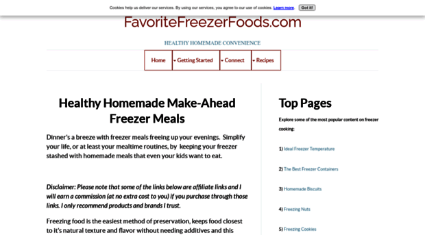 favoritefreezerfoods.com