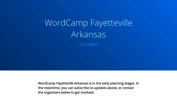 fayetteville.wordcamp.org