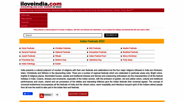 festivals.iloveindia.com