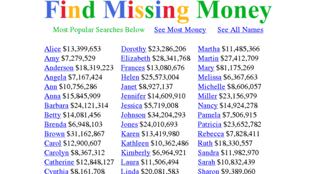 find-missing-money.com