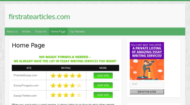 firstratearticles.com