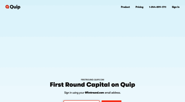 firstround.quip.com