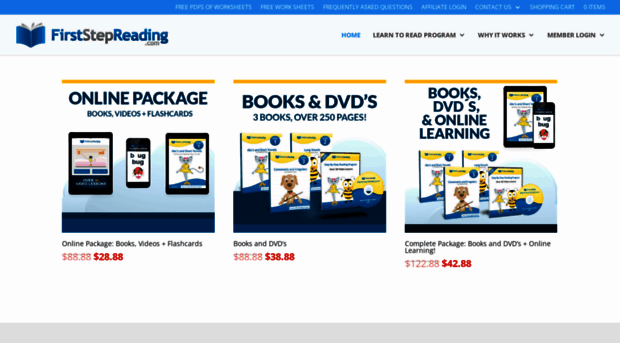 firststepreading.com