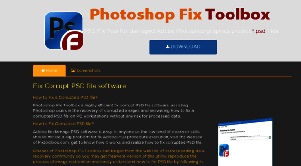 fixpsdfile.com