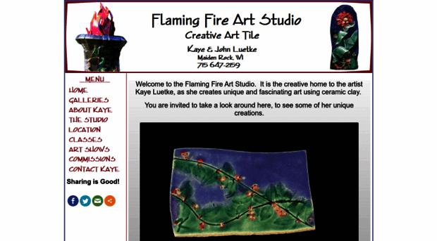 flamingfireartstudio.com