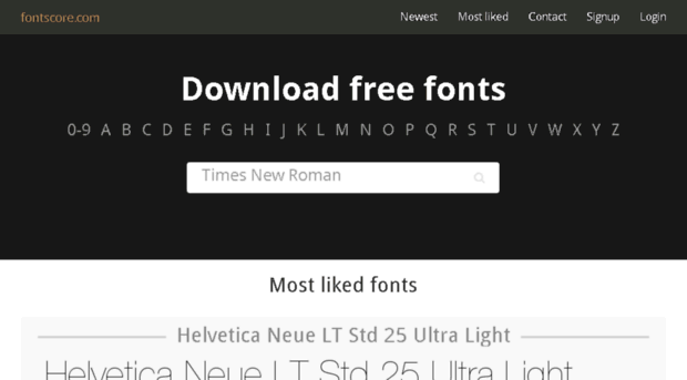 fontscore.com