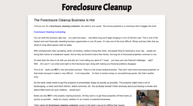 foreclosurecleanupinfo.com