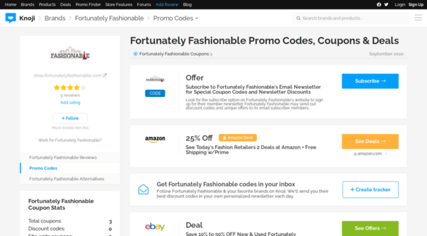 fortunatelyfashionable.bluepromocode.com