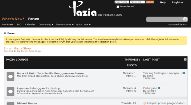 forum.paziashop.com