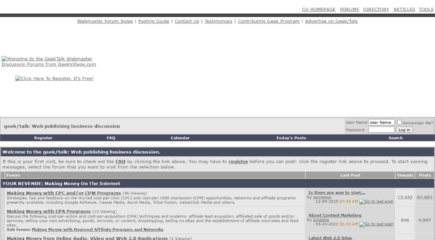 forums.geekvillage.com