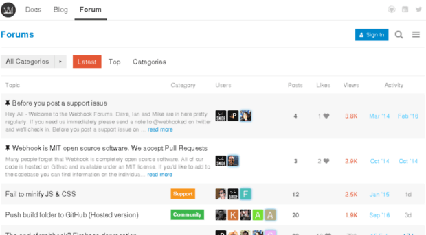 forums.webhook.com