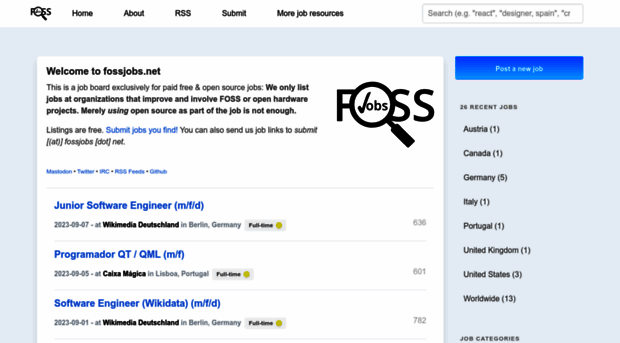 fossjobs.net