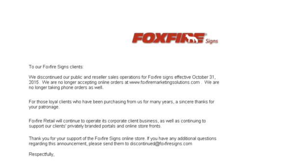foxfiresigns.com