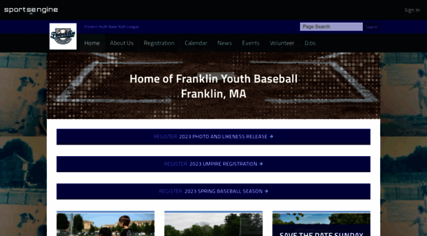 franklinyouthbaseball.com