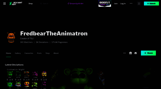 fredbeartheanimatron.deviantart.com