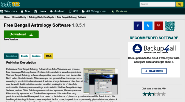 free-bengali-astrology-software.soft112.com