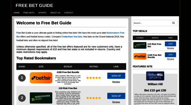 freebetguide.com