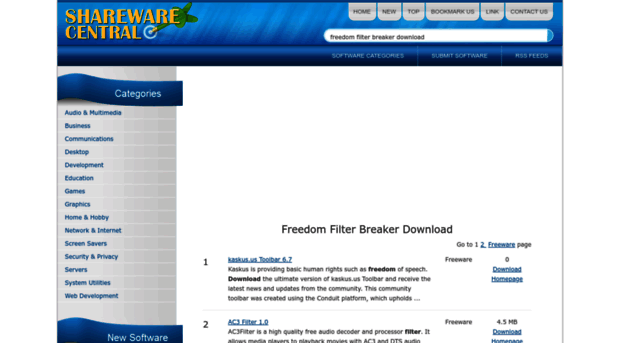 freedom-filter-breaker-download.sharewarecentral.com