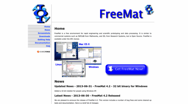 freemat.sourceforge.net