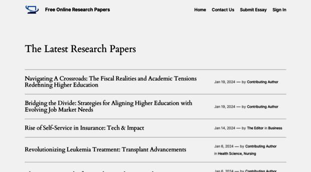 freeonlineresearchpapers.com