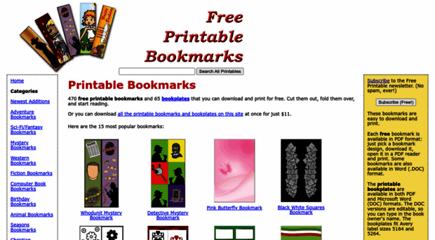 freeprintablebookmarks.net