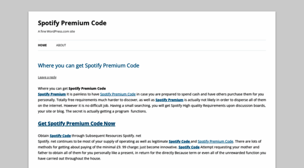 freespotifypremiumcode.wordpress.com