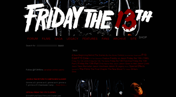 fridaythe13thfilms.com