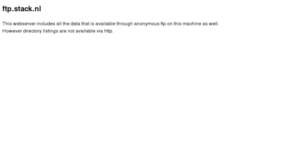 ftp.stack.nl