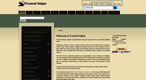 funeralhelper.org
