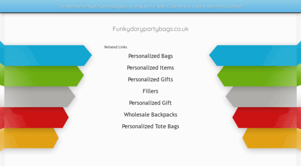 funkydorypartybags.co.uk