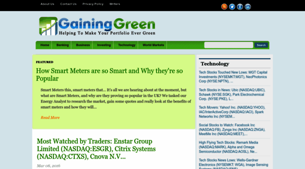 gaininggreen.com