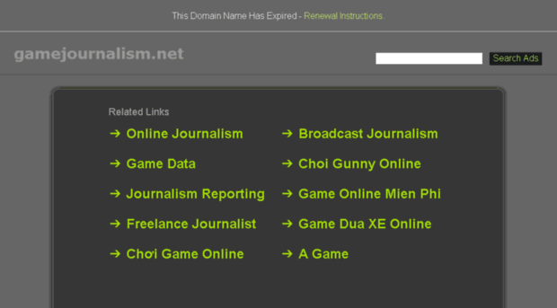 gamejournalism.net