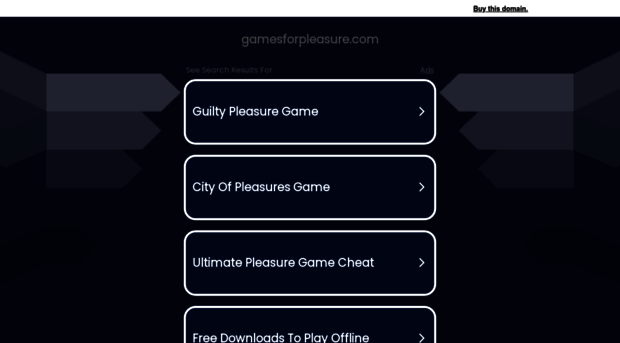 gamesforpleasure.com