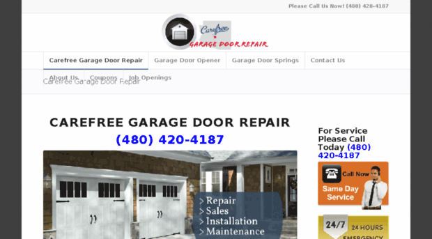 garagedoorrepaircarefree.org