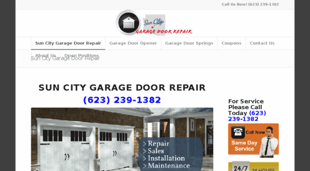 garagedoorsrepairsuncity.org