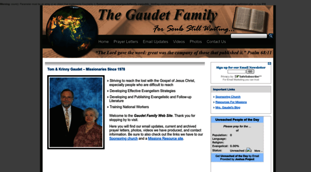 gaudetfamily.org