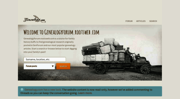 genealogyforum.rootsweb.com