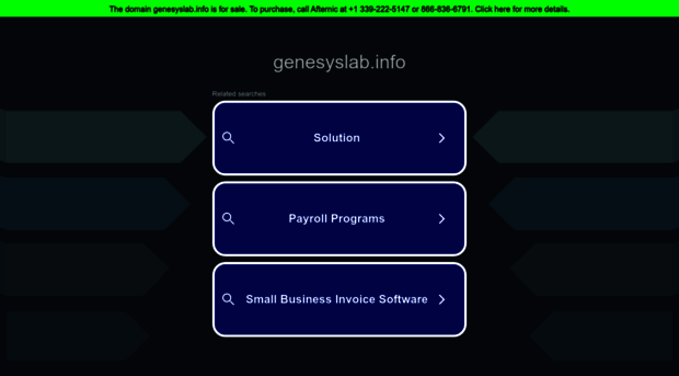genesyslab.info