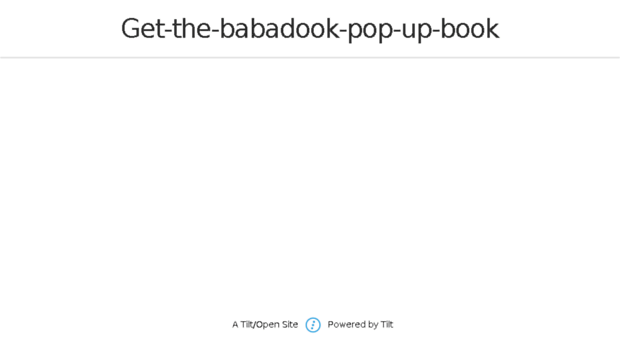 get-the-babadook-pop-up-book.tilt.com
