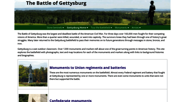 gettysburg.stonesentinels.com