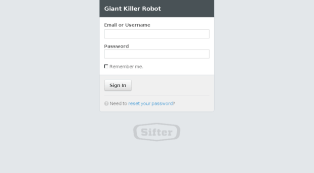 giantkillerrobot.sifterapp.com