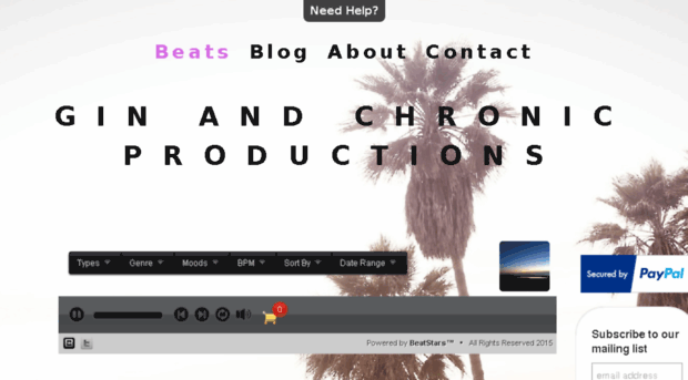 ginandchronicproductions.com