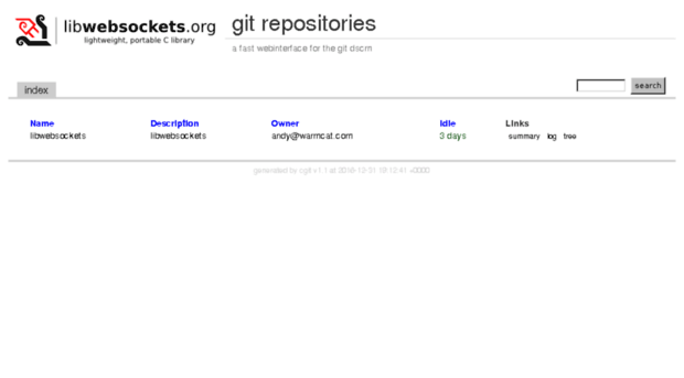 git.libwebsockets.org