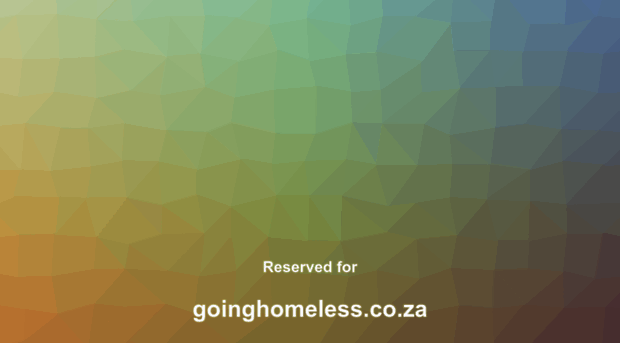 goinghomeless.co.za