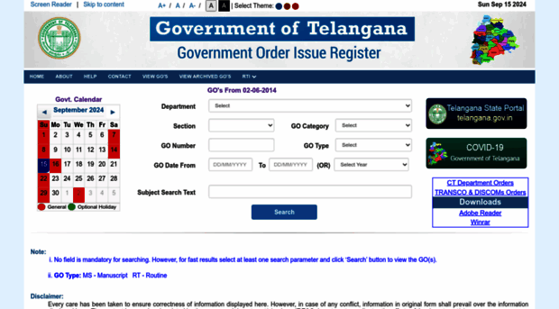 goir.telangana.gov.in