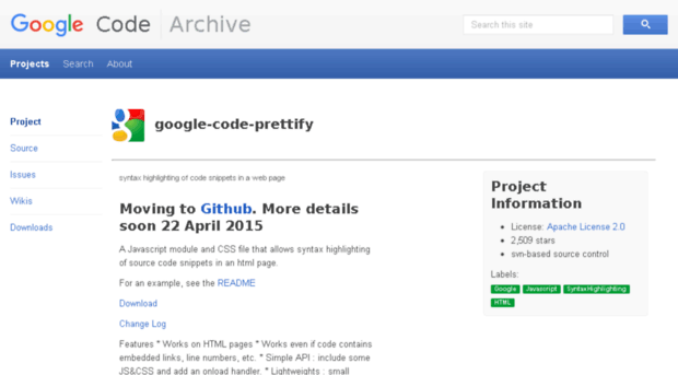 google-code-prettify.googlecode.com