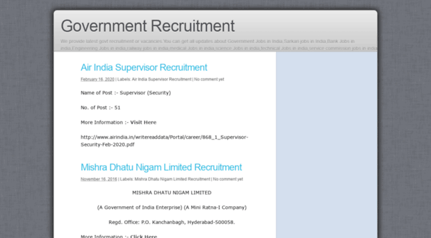 governmentjobrecruitment.blogspot.in